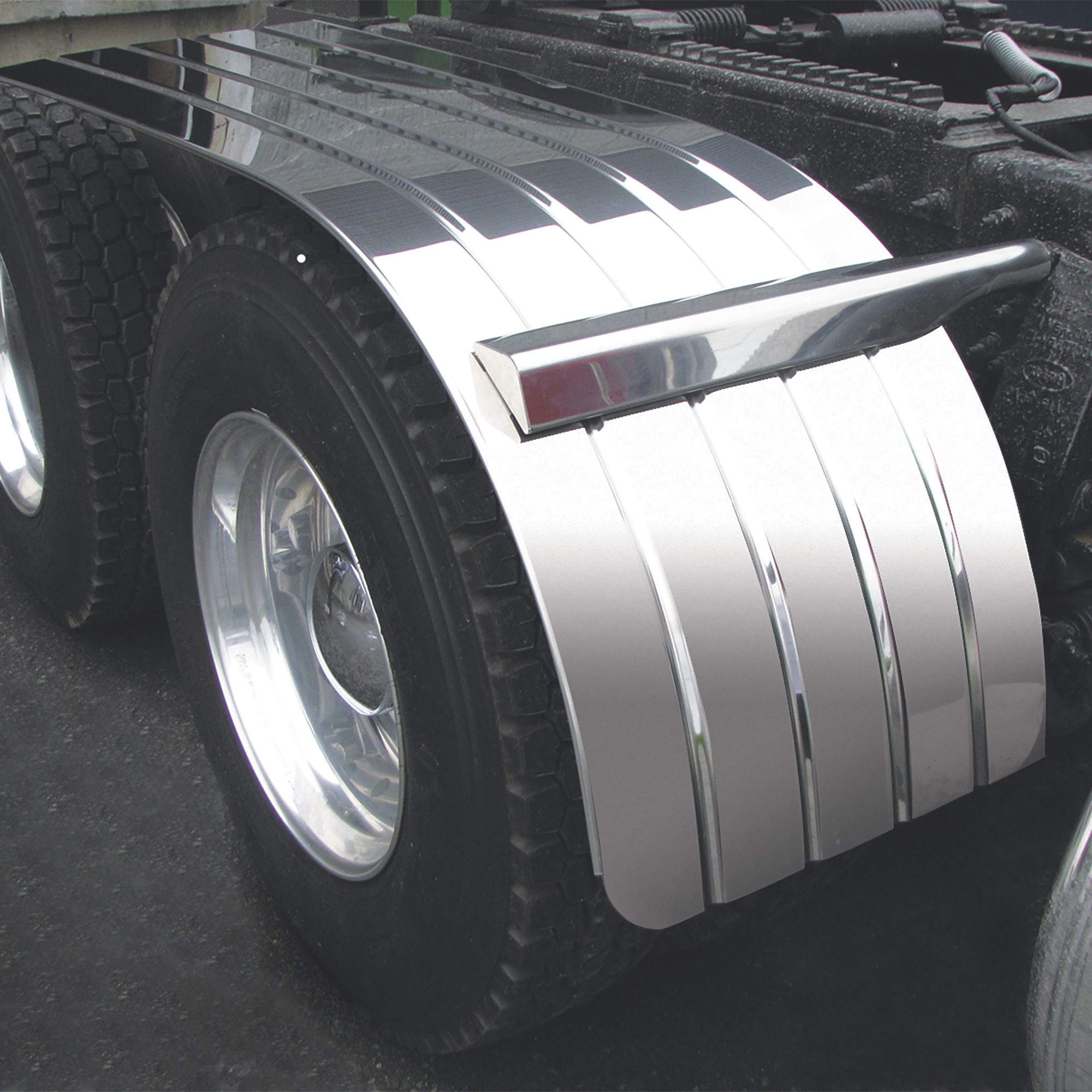 Trux Accessories 60in. Stainless Steel Half Fenders — Pair, Model TFEN